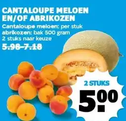 Boon`s Markt CANTALOUPE MELOEN EN/OF ABRIKOZEN aanbieding