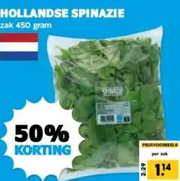 Boon`s Markt HOLLANDSE SPINAZIE aanbieding