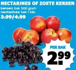 Boon`s Markt NECTARINES OF ZOETE KERSEN aanbieding