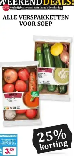 Boon`s Markt ALLE VERSPAKKETTEN VOOR SOEP aanbieding