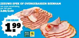 Boon`s Markt ZEEUWS SPEK OF OVENGEBAKKEN BEENHAM aanbieding