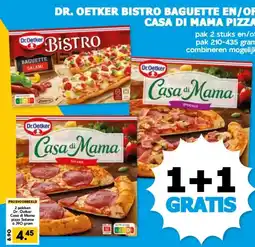 Boon`s Markt DR. OETKER BISTRO BAGUETTE EN/OF CASA DI MAMA PIZZA aanbieding