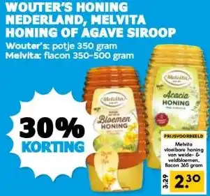 WOUTER'S HONING NEDERLAND, MELVITA HONING OF AGAVE SIROOP