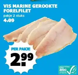 Boon`s Markt VIS MARINE GEROOKTE FORELFILET aanbieding