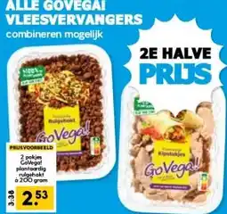 Boon`s Markt ALLE GOVEGA! VLEESVERVANGERS aanbieding