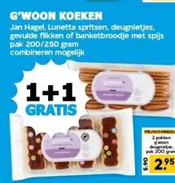 Boon`s Markt G'WOON KOEKEN aanbieding