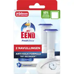Albert Heijn WC-Eend Fresh discs anti-kalk navulling aanbieding