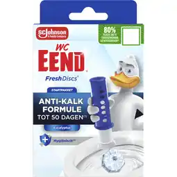 Albert Heijn WC-Eend Fresh discs anti-kalk houder aanbieding