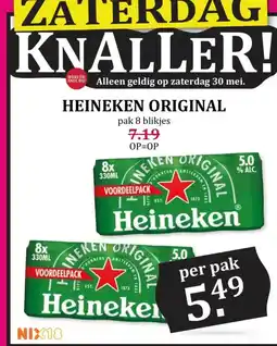 Boon`s Markt HEINEKEN ORIGINAL aanbieding
