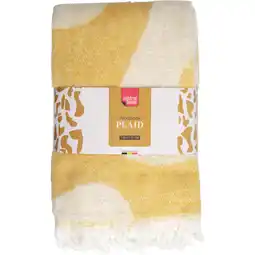 Albert Heijn Tutti Mistral Home Plaid organisch oker aanbieding