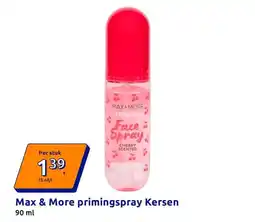 Action Max & More primingspray Kersen aanbieding