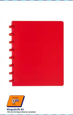 Action Ringschrift A5 aanbieding