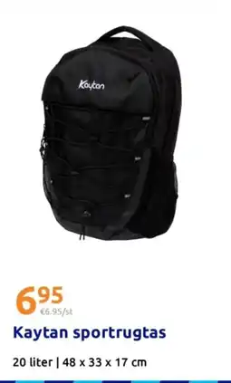 Action Kaytan sportrugtas aanbieding