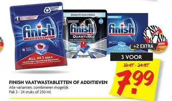 Dekamarkt Finish Vaatwastabletten Of Additieven aanbieding