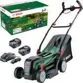 Bol.com Bosch UniversalRotak 2x18V-37-550 - Accu-grasmaaier - Inclusief 2x 18V Li-Ion (4.0 Ah) accu en Lader aanbieding