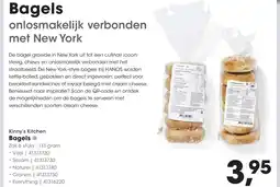HANOS Kinny's Kitchen Bagels aanbieding