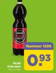 PLUS PLUS Cola zero aanbieding