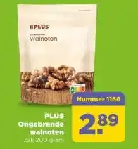 PLUS PLUS Ongebrande walnoten aanbieding