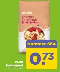 PLUS PLUS Havermout aanbieding