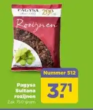 PLUS Pagysa Sultana rozijnen aanbieding