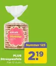 PLUS PLUS Stroopwafels aanbieding