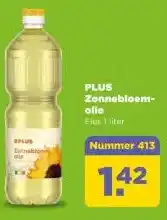 PLUS PLUS Zonnebloem- olie aanbieding
