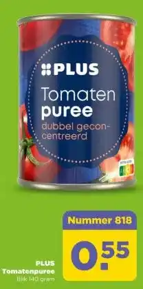 PLUS PLUS Tomatenpuree aanbieding