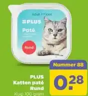 PLUS PLUS Katten paté Rund aanbieding