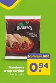 PLUS Banderos Wrap tortilla aanbieding
