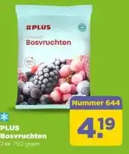 PLUS PLUS Bosvruchten aanbieding