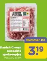 PLUS Danish Crown Gerookte spekreepjes aanbieding
