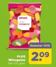 PLUS PLUS Winegums aanbieding