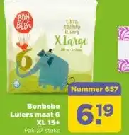 PLUS Bonbebe Luiers maat 6 XL 15+ aanbieding