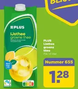 PLUS PLUS IJsthee groene thee aanbieding