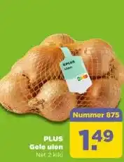 PLUS PLUS Gele uien aanbieding