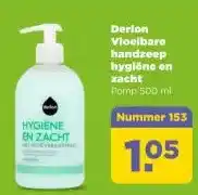PLUS Derlon Vloeibare handzeep hygiëne en zacht aanbieding