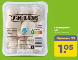 PLUS Champignons wit aanbieding