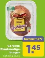 PLUS Go Vega Plantaardige burger aanbieding