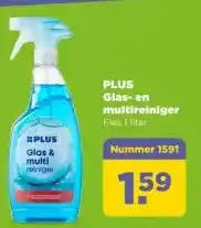 PLUS PLUS Glas- en multireiniger aanbieding