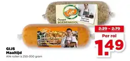 PLUS GIJS Maaltijd aanbieding