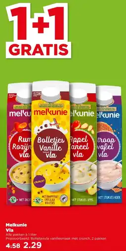 PLUS Melkunie Vla aanbieding