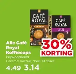 PLUS Alle Café Royal Koffiecups aanbieding