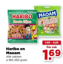 PLUS Haribo en Maoam aanbieding