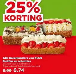 PLUS Alle Korenlanders van PLUS Sloffen en schnittes aanbieding