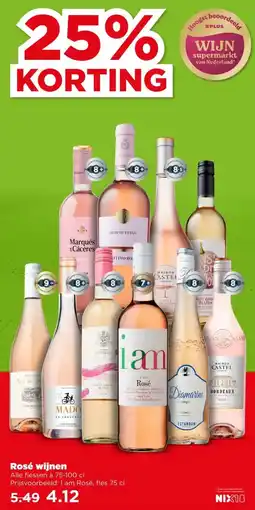 PLUS Rosé wijnen aanbieding