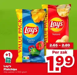 PLUS Lay's Flatchips aanbieding