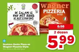 PLUS Gustavo Gusto Pizza en Wagner Pizzeria Style aanbieding