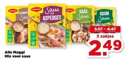 PLUS Alle Maggi Mix voor saus aanbieding