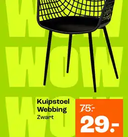 Kwantum Bekijk kuipstoel Webbing aanbieding