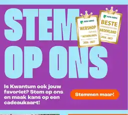Kwantum Bekijk stem op ons aanbieding